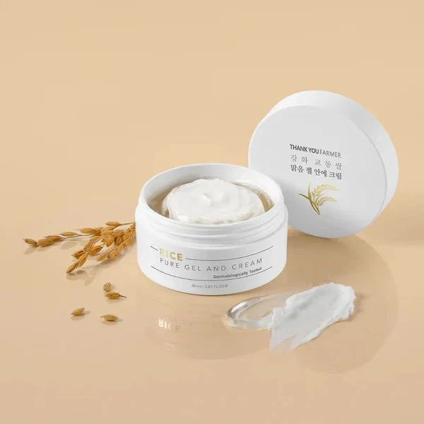 Thank You Farmer Rice Pure Gel and Cream 80 ml