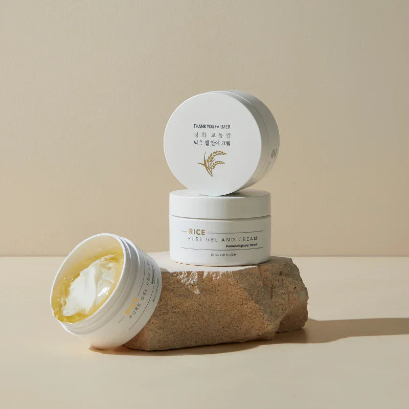 Thank You Farmer Rice Pure Gel and Cream 80 ml